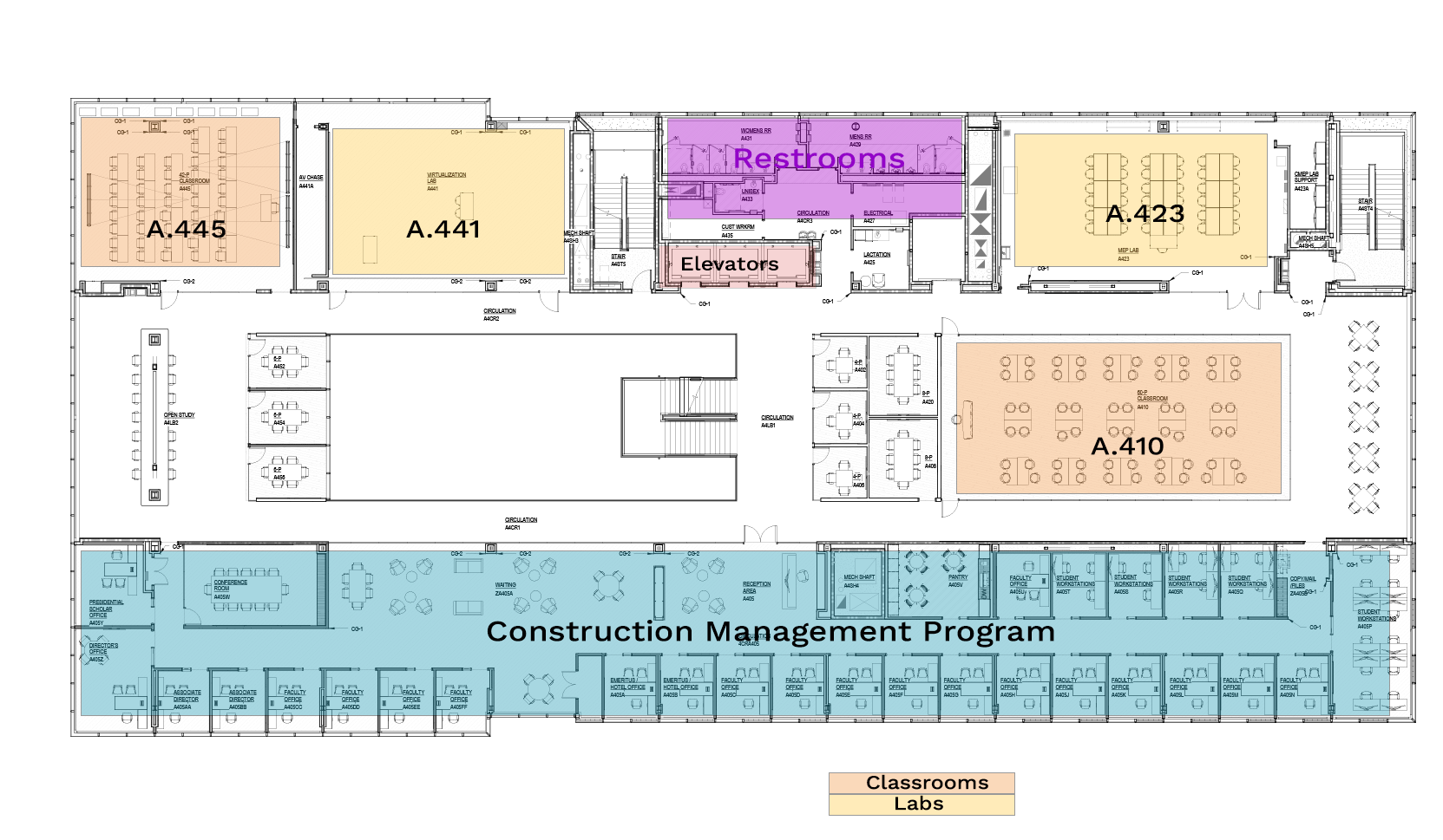 Kiewit Hall Floorplan