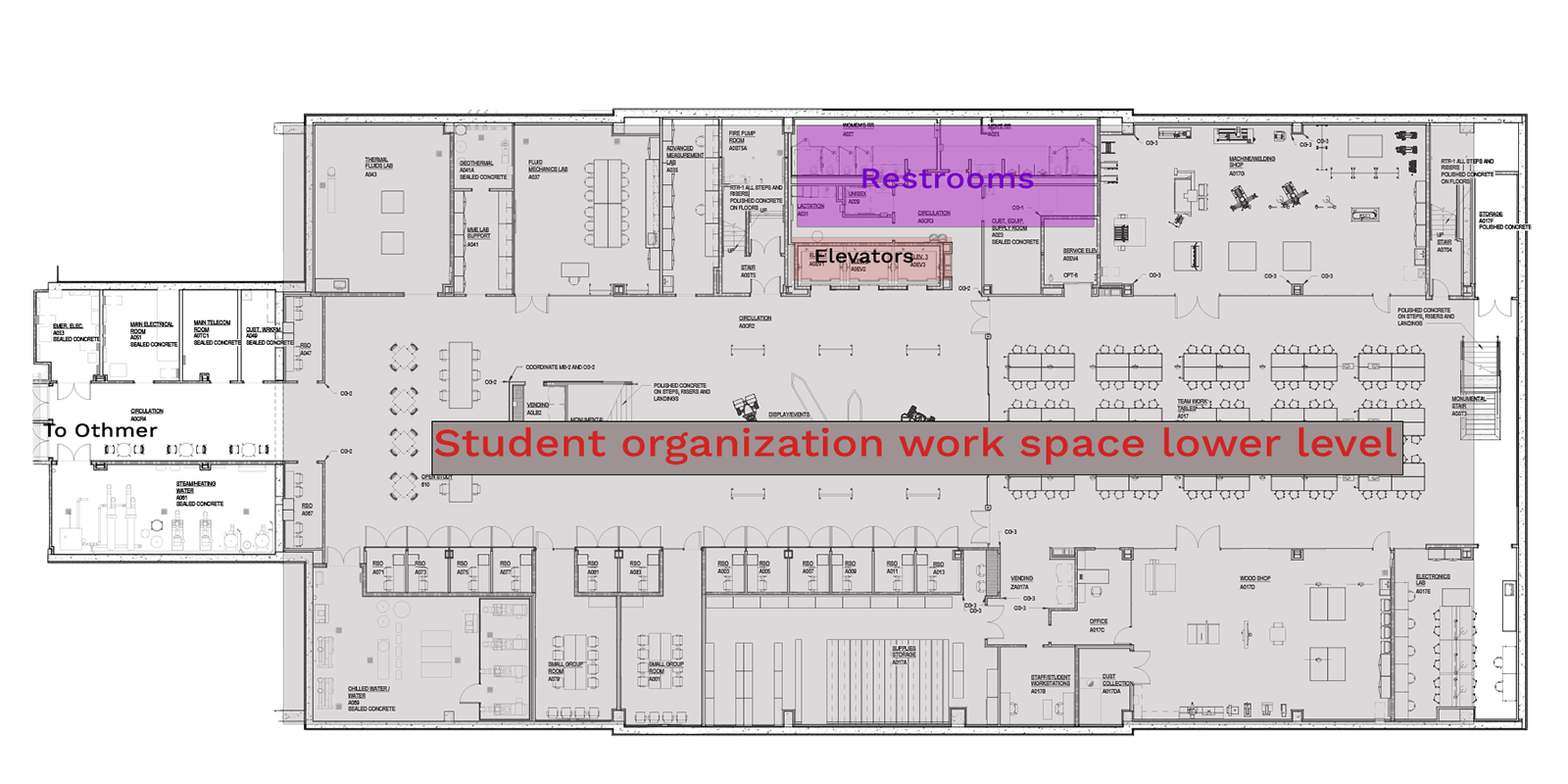 Kiewit Hall Floorplan