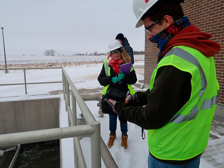 Collecting data in winter