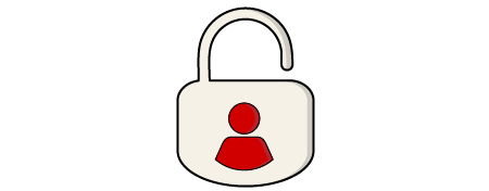 decorative icon of a lock