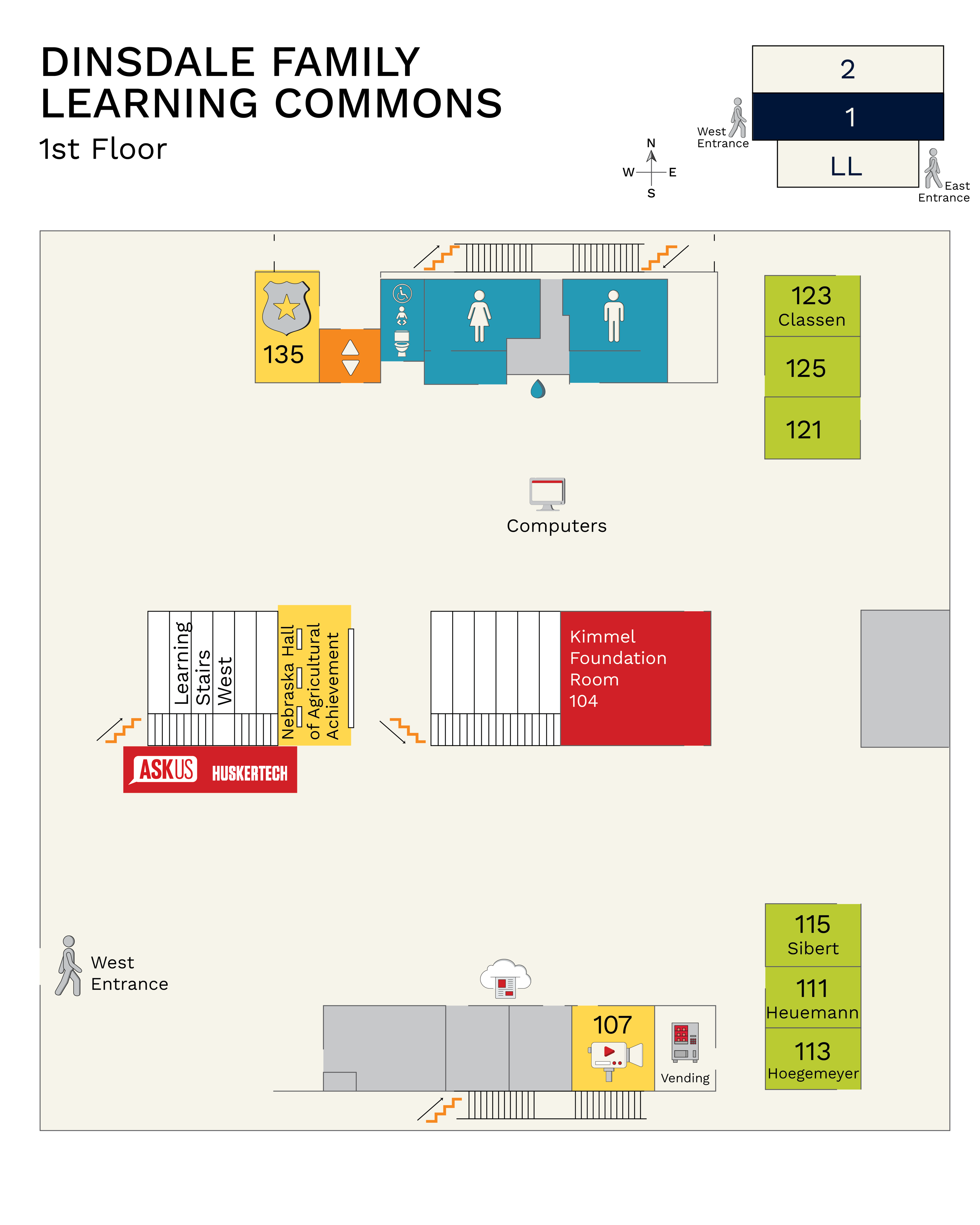  Image of sideview and floor map of Dinsdale 1st Floor