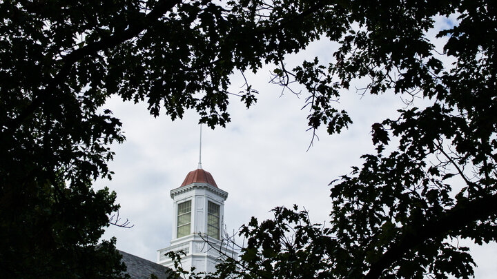 Love Library's cupola