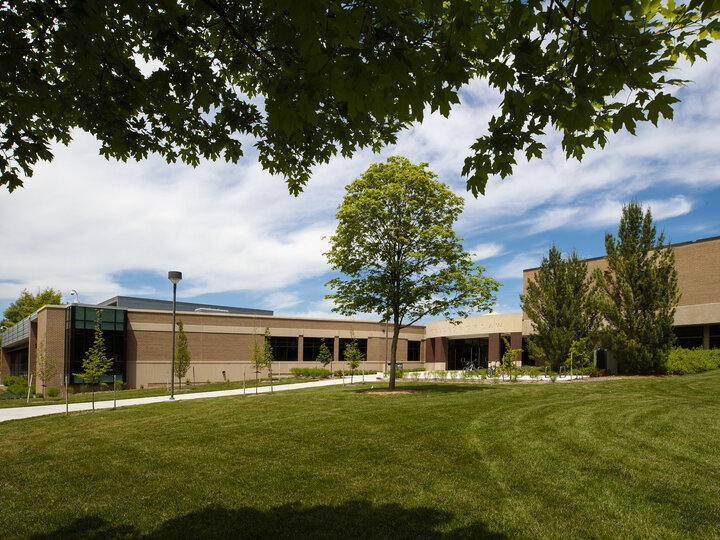 Photo of the exterior of the Law building