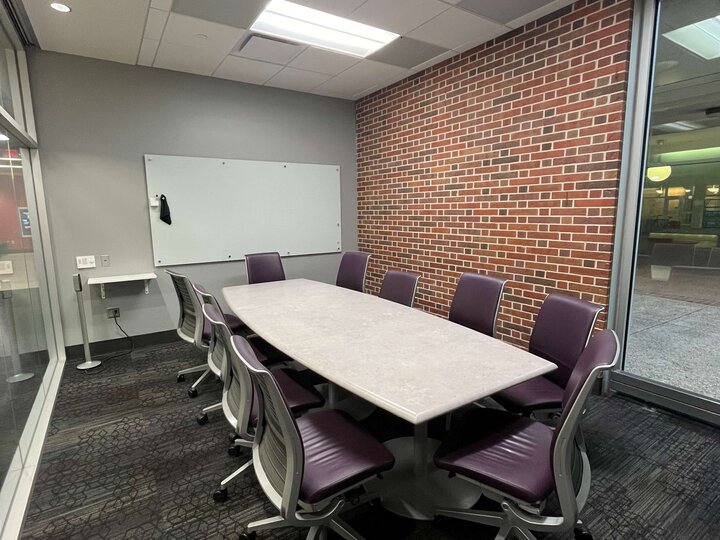 Photof of room 130 in Adele Hall Learning Commons