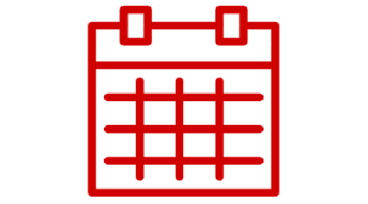 decorative icon of calendar