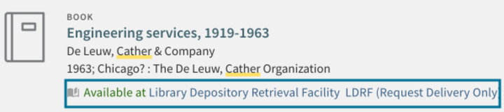 screenshot of an item listed in the catalog