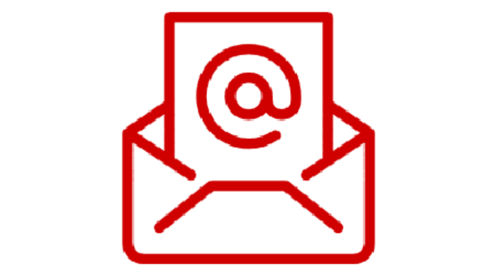 decorative icon of of email symbol