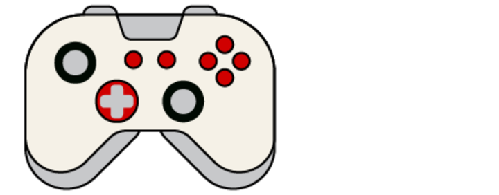 decorative icon of game controller