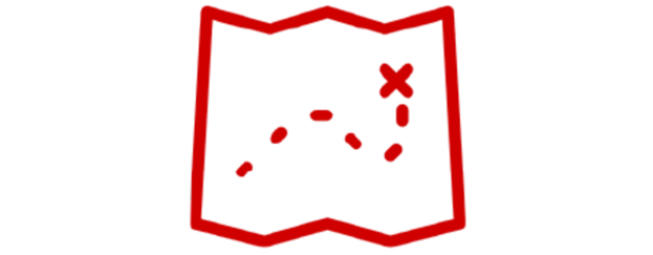 decorative icon of a map