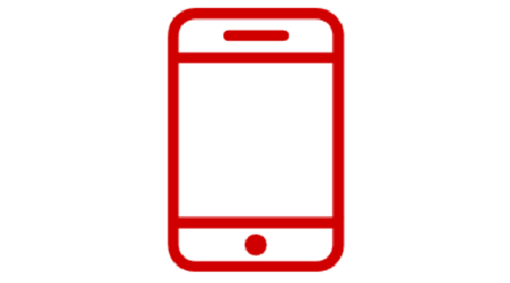 decorative icon of smartphone